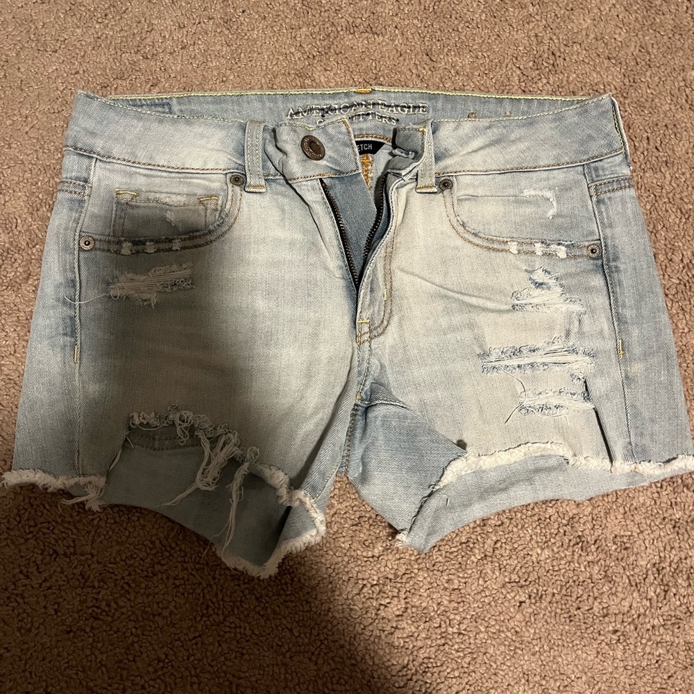 american eagle jean shorts!